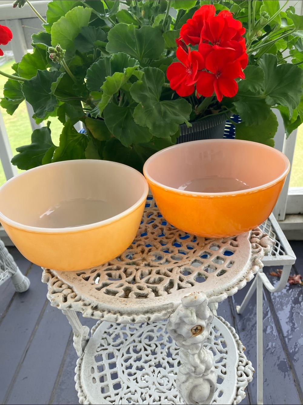 Vintage Anchor Hocking/Fire King Pair of 1 1/2 Pints Cereal/Soup Bowls - Picture 7 of 8
